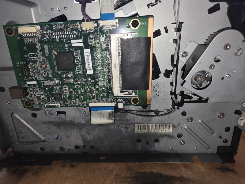 HP P2015 while cleaning - toner anywhere