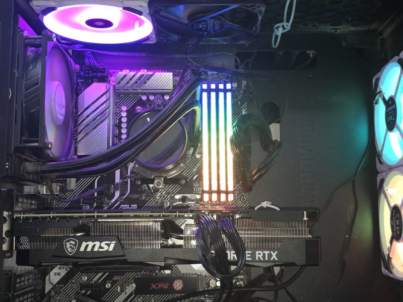 Expensive gaming PC suffering from poor assembly, bad cooling setup, and instability caused by improper mounting