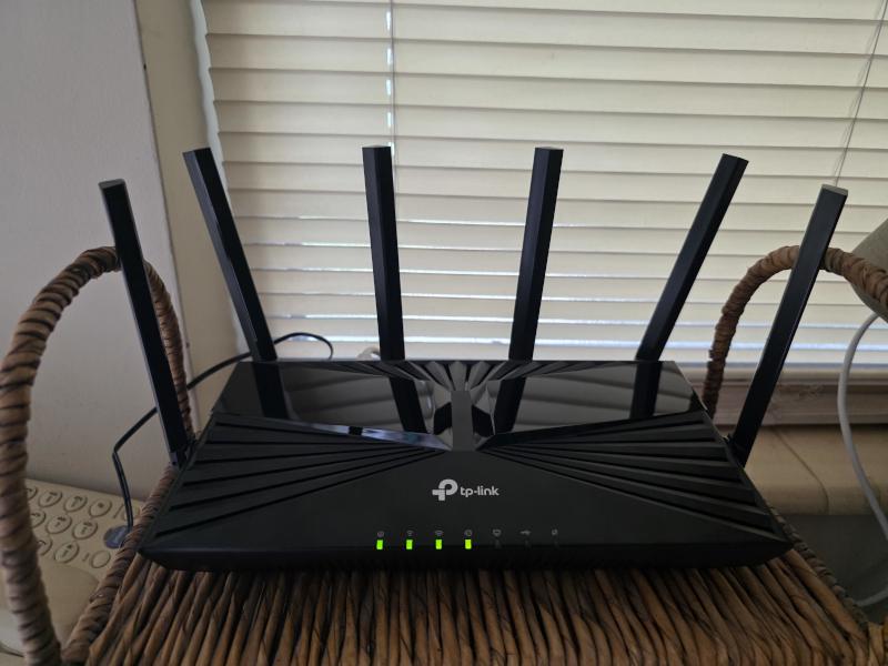 Installed TP-Link Archer AX4400 router