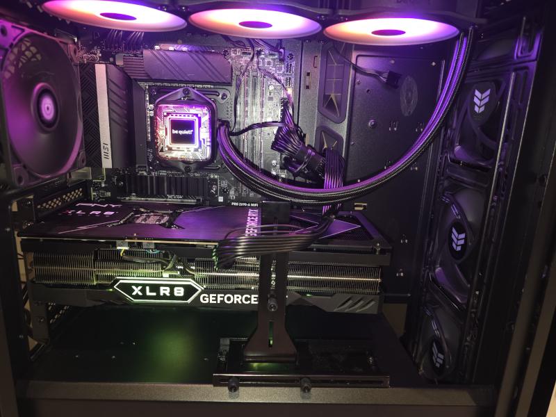Upgraded cooling and airflow in high-end gaming PC