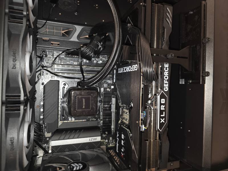 Poor airflow and cooling setup in high-end prebuilt PC