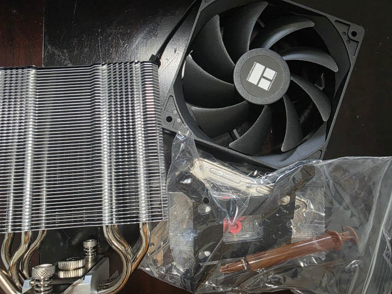 Thermalright Assassin X120 tower cooler prepared for workstation CPU cooling upgrade